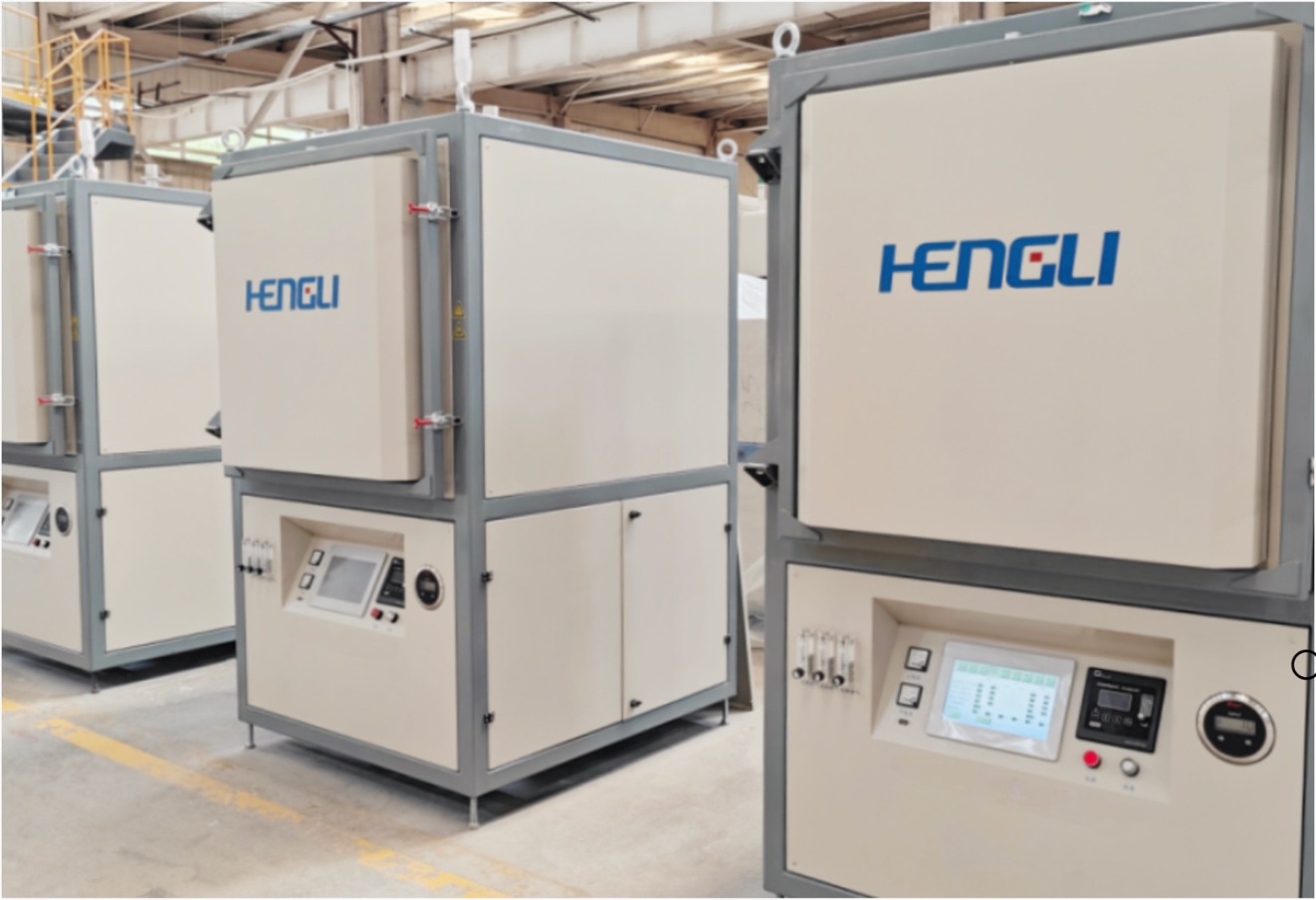 Batch furnace for lithium-ion battery cathode and anode material processing
