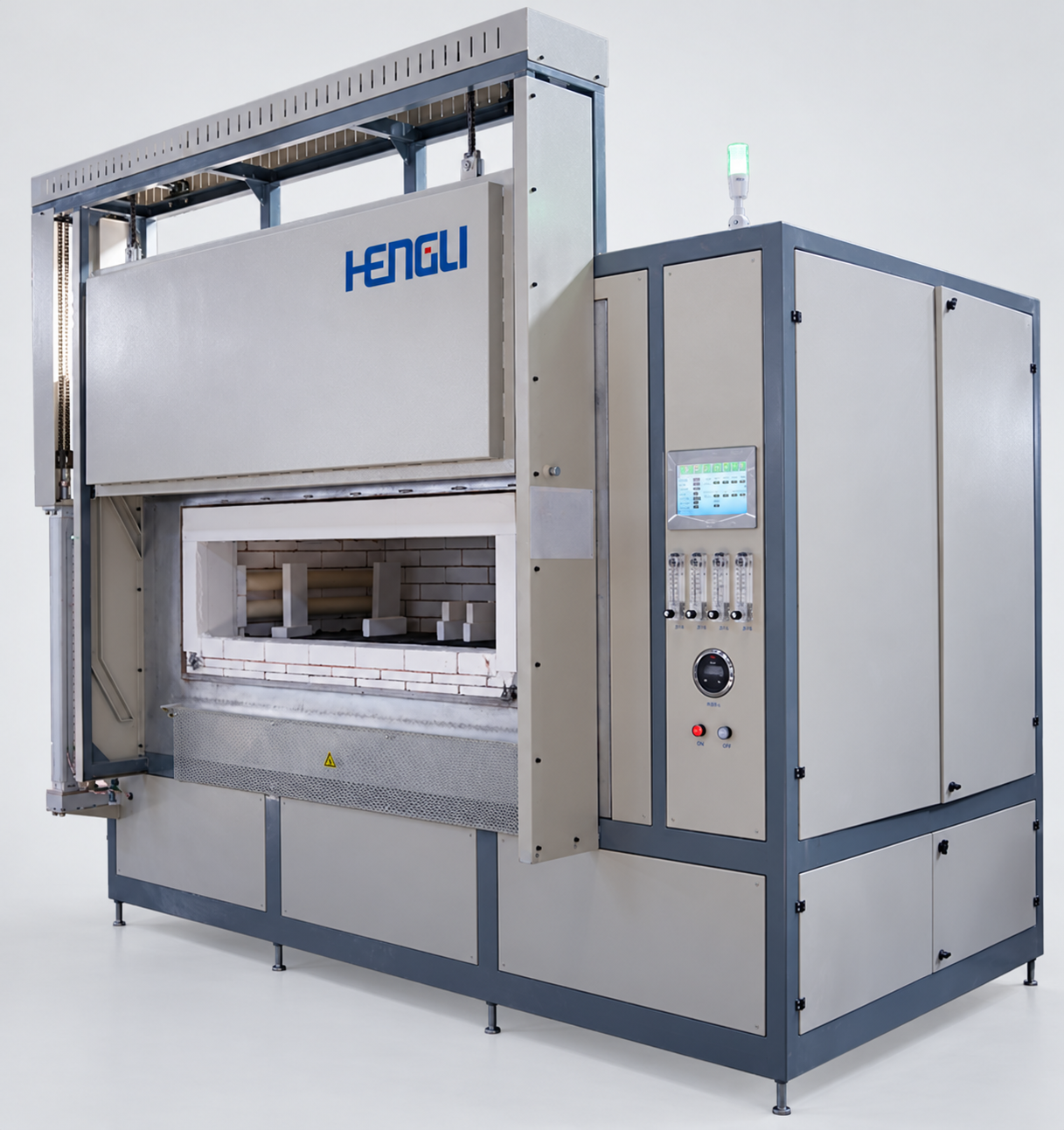 HENGLI batch furnace photographed in a studio