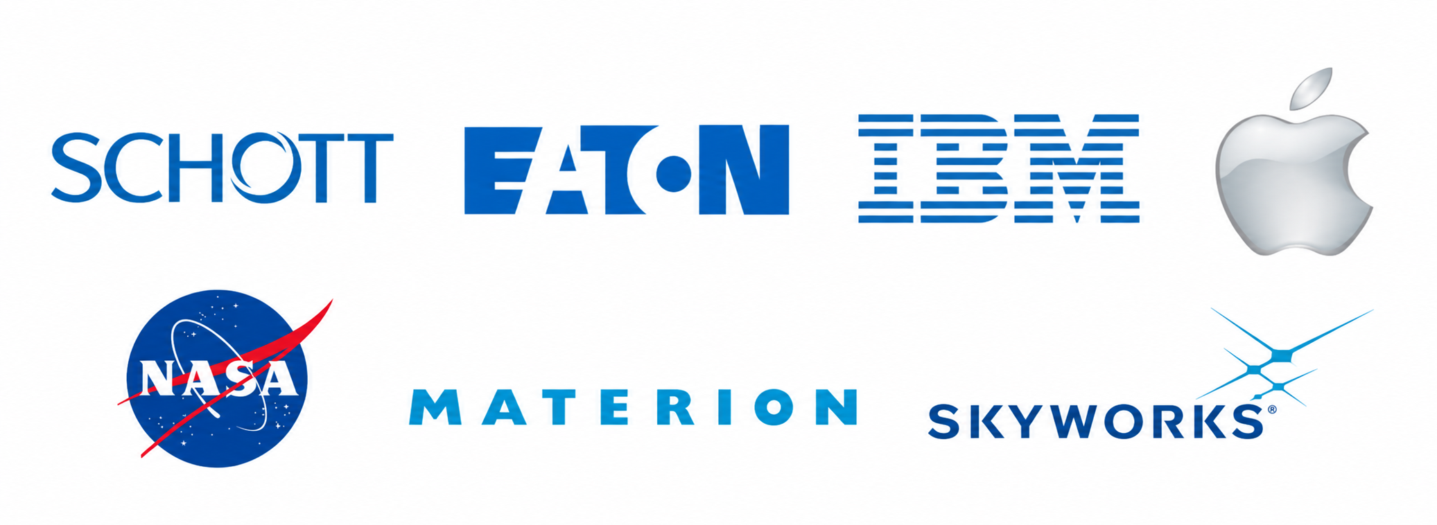 Supplied historical reference logo collection, not current customer endorsement